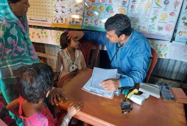 Health Check Up Camp for Tribal People-compressed